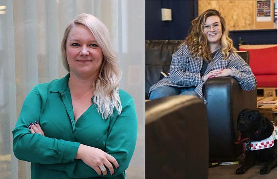 Hanna Karppi och Molly Barnes från Nexer